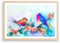 Birds of a feather 4 Framed Art Print 328538275